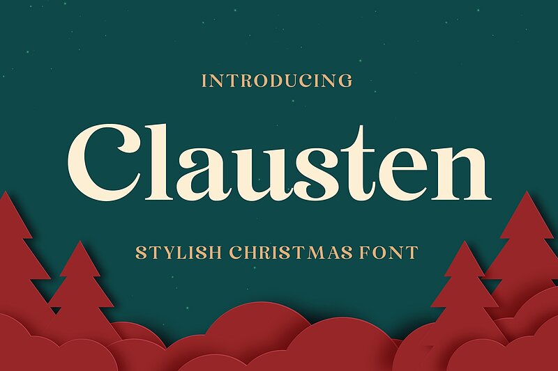 فونت انگلیسی کلاستن (Clausten)