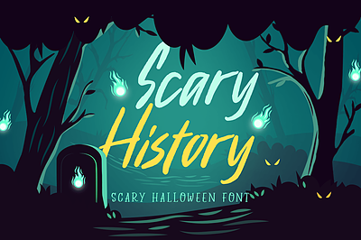 فونت انگلیسی اسکری هیستوری (Scary History)