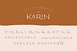 فونت انگلیسی کارین (Karin)