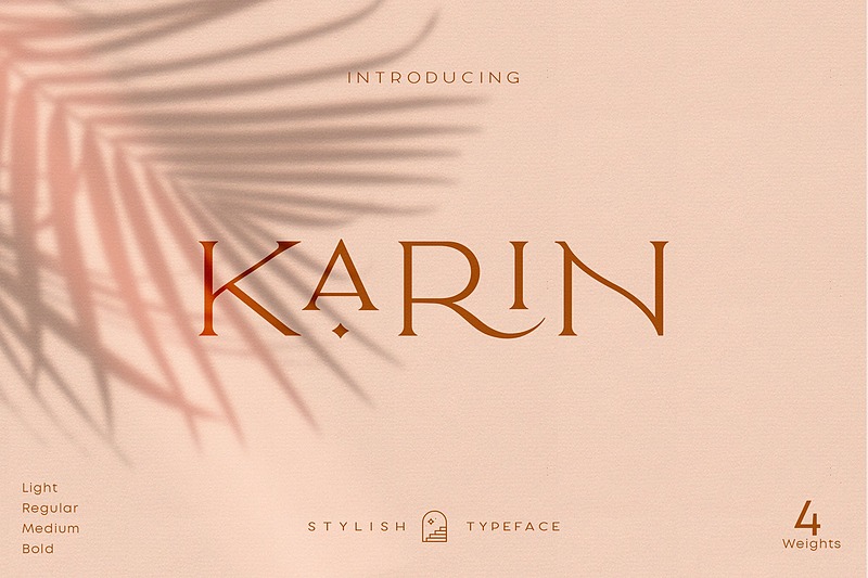 فونت انگلیسی کارین (Karin)