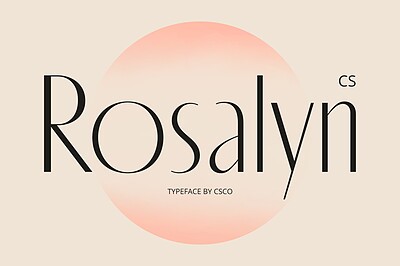 فونت انگلیسی شیک برای طراحی فمینین (Rosalyn)