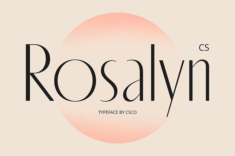 فونت انگلیسی شیک برای طراحی فمینین (Rosalyn)