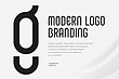 فونت انگلیسی لوگوتایپ مدرن (Logotype)