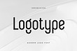 فونت انگلیسی لوگوتایپ مدرن (Logotype)