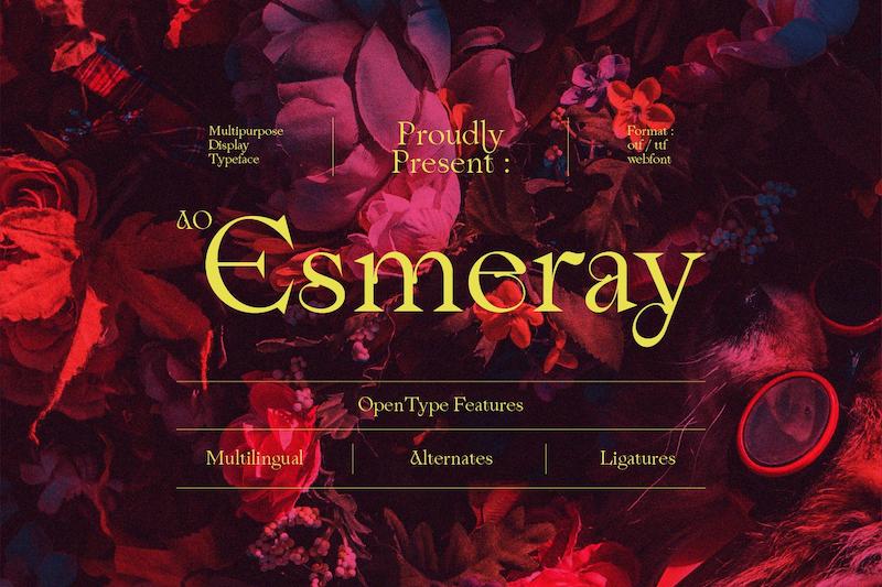 فونت انگلیسی شیک فشن فمینین ازمری