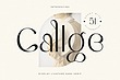 فونت انگلیسی لیگاتور الگانت فمینین (Callge)