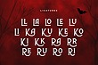 فونت انگلیسی ترسناک دراکولا (Dracula)