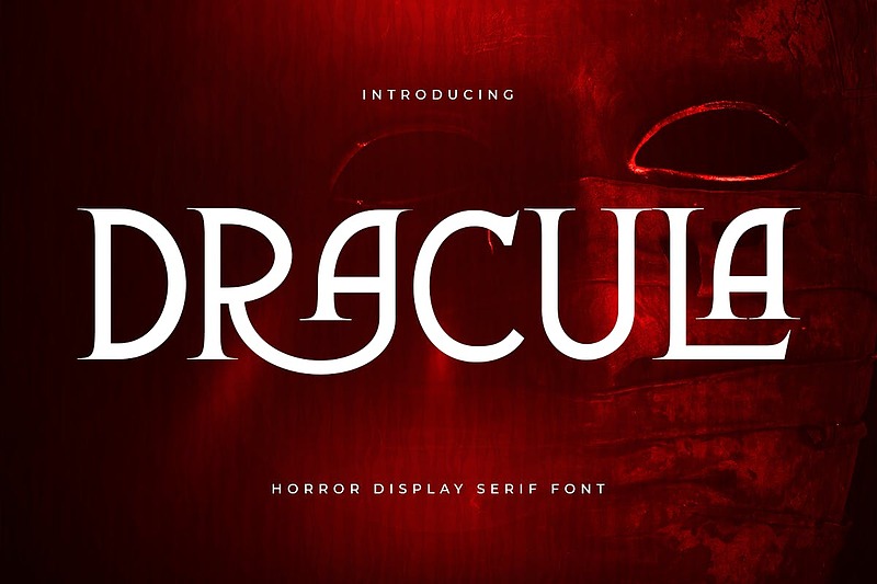 فونت انگلیسی ترسناک دراکولا (Dracula)