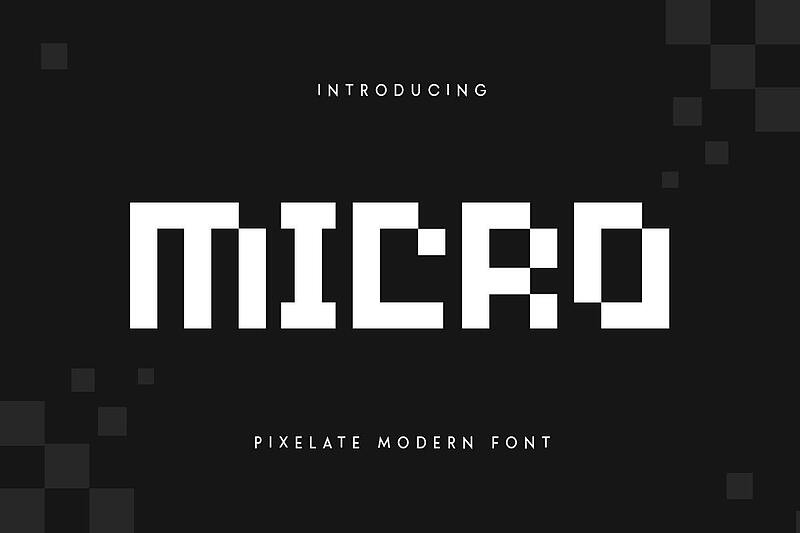 فونت انگلیسی میکرو (Micro)
