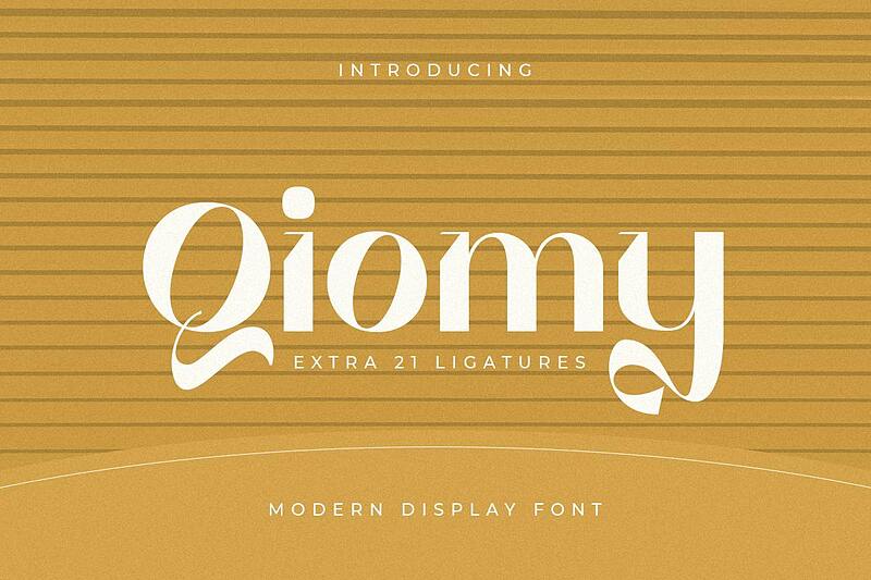 فونت انگلیسی کیومی (Qiomy)