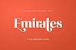 فونت انگلیسی امیریتس (Emirates)