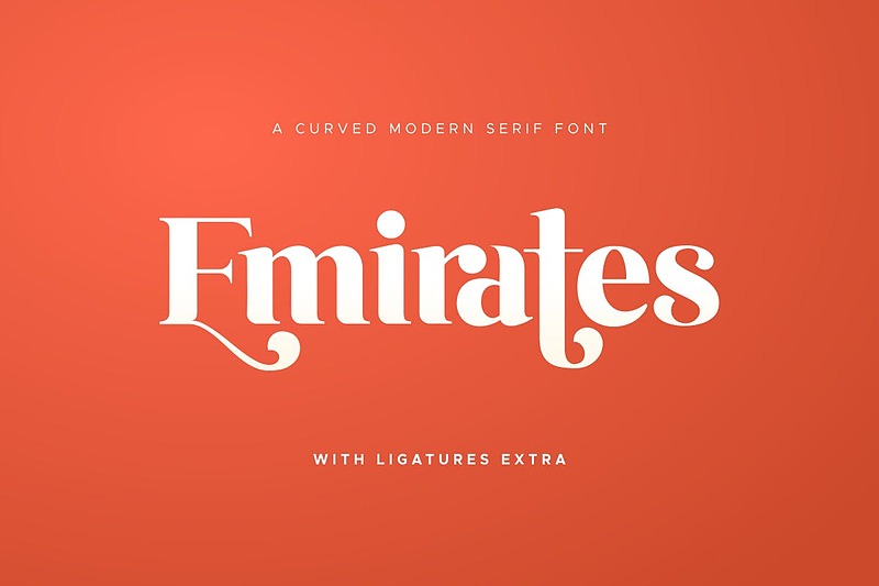 فونت انگلیسی امیریتس (Emirates)