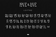 فونت انگلیسی لاو اند لیو (Love & Live)
