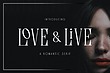 فونت انگلیسی لاو اند لیو (Love & Live)
