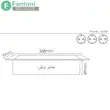پریز برق مدل آمریکن فانتونی درب فلپ N401,N402,N403