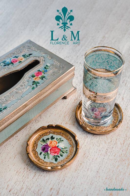 جای دستمال کاغذی چوبی  ایتالیایی  از برند L&M FLORENCE 