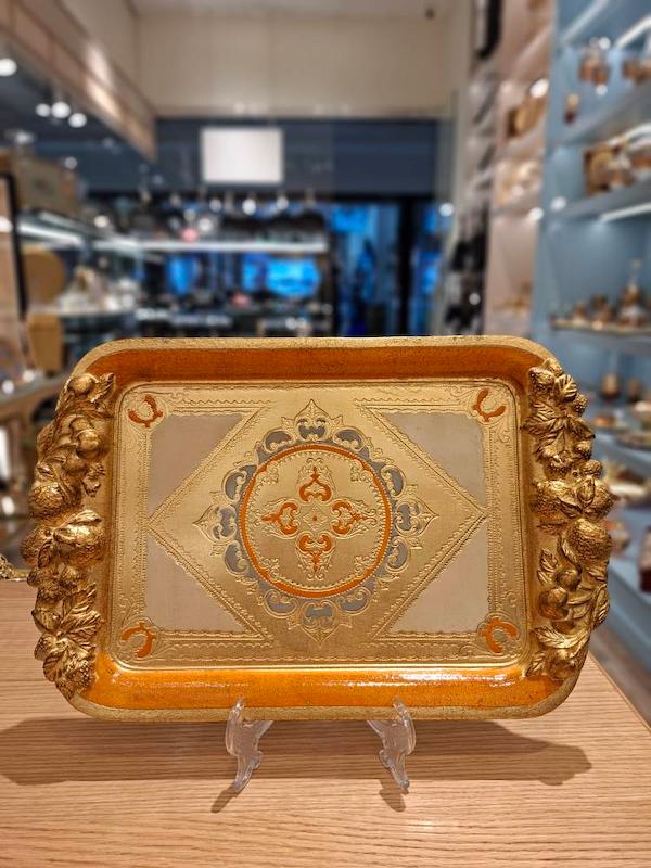 سینی چوبی  ایتالیایی  از برند L&M FLORENCE 