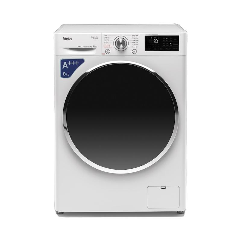 ماشین لباسشویی 8 کیلویی جی پلاس مدل GWM-R88W.KT 