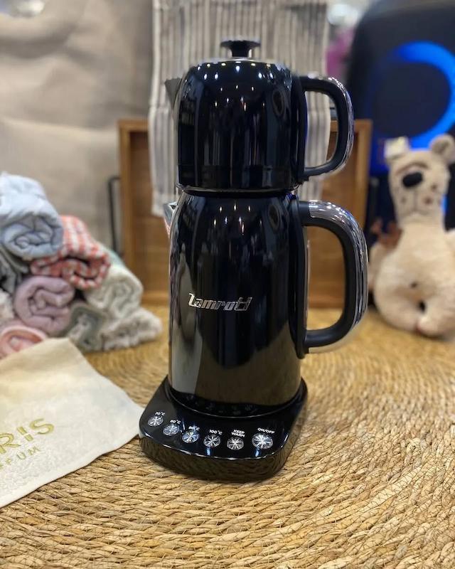 چای ساز با قوری استیل زامروتی Zamroti مدل ۱۰۰۶۲