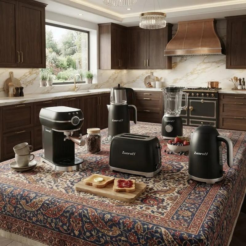 ست محصولات کلاسیک لاکچری زامروتی مدل روسینی مات