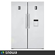  یخچال فریزر دو قلو اسنوا مدل SN5-0190LW SN6-0190LW 