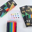 مداد رنگی ۱۲ رنگ KMT