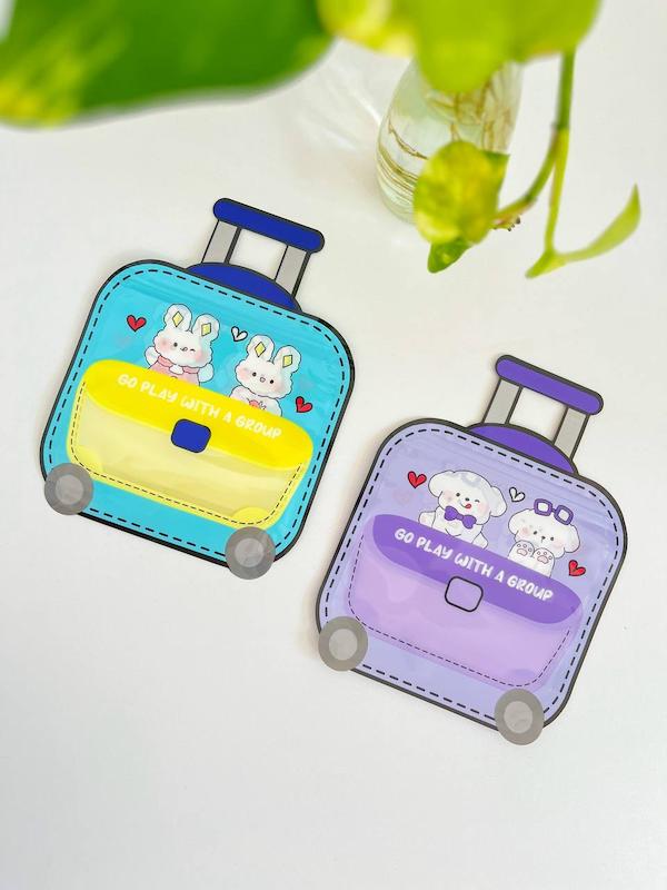 زیپ‌کیپ طرح چمدون و حیوانات