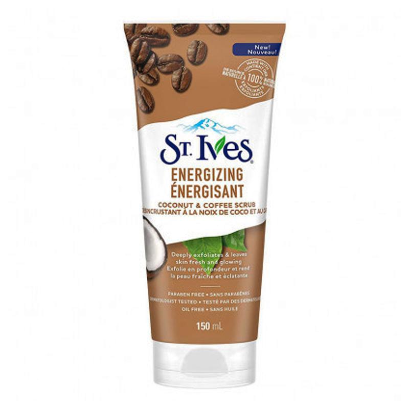 St.Ives Coconut & Coffee Scrub 170g – اسکراب صورت با دانه‌های ۱۰۰٪ طبیعی