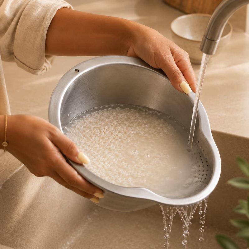 آبکش استیل آویزدار آشپزخانه