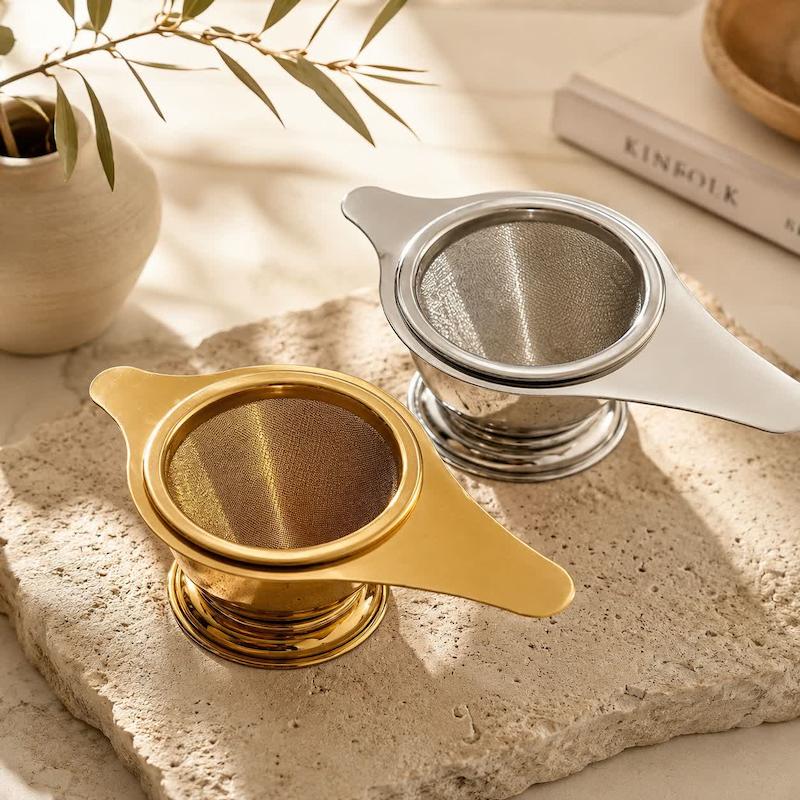 صافی چای پایه‌دار