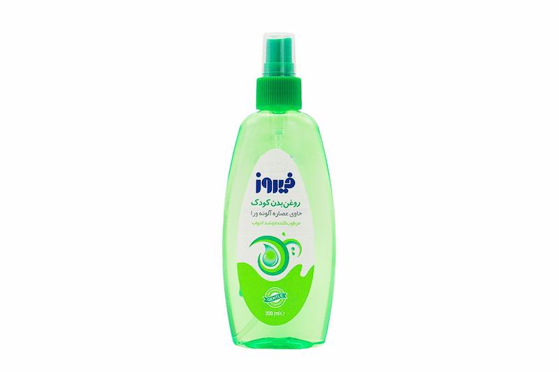 اسپری روغن بچه آلوئه ورا فیروز 200 میل