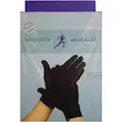 دستکش نخی سفید  و مشکی گلد کاور