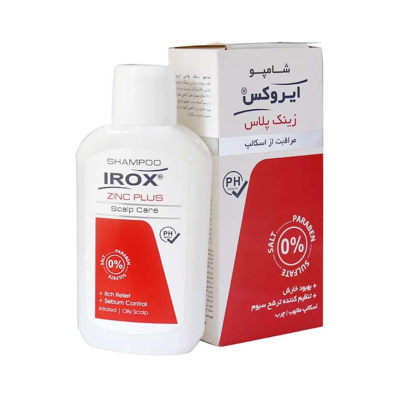 شامپو زینک پلاس فاقد سولفات ایروکس مخصوص شوره چرب