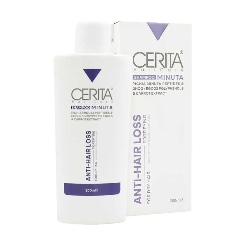 شامپو ضد ریزش موهای خشک مینوتا سریتا