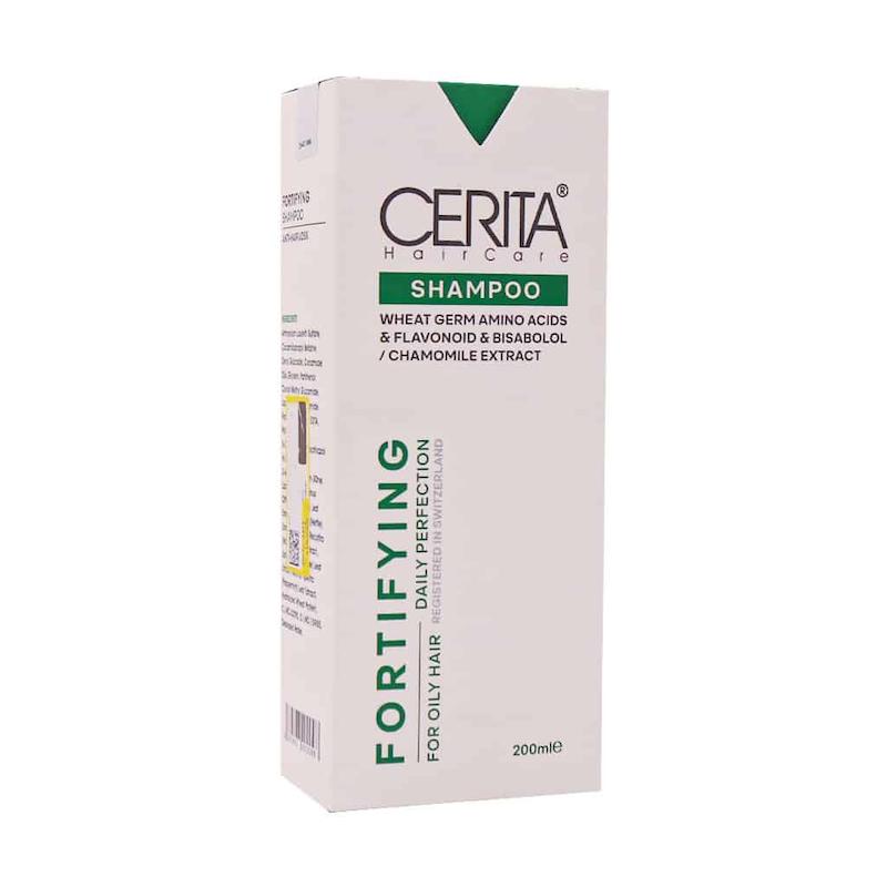 شامپو ضد ریزش سریتا موهای چرب حجم 200 میلی لیتر