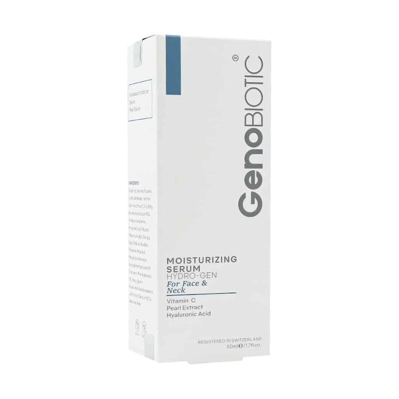 سرم رطوبت رسان صورت و گردن ژنوبایوتیک 50 میلی لیتر