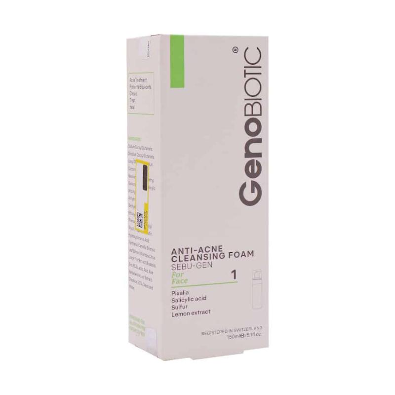 فوم شستشوی صورت ژنوبایوتیک مناسب پوست های حساس و مستعد آکنه