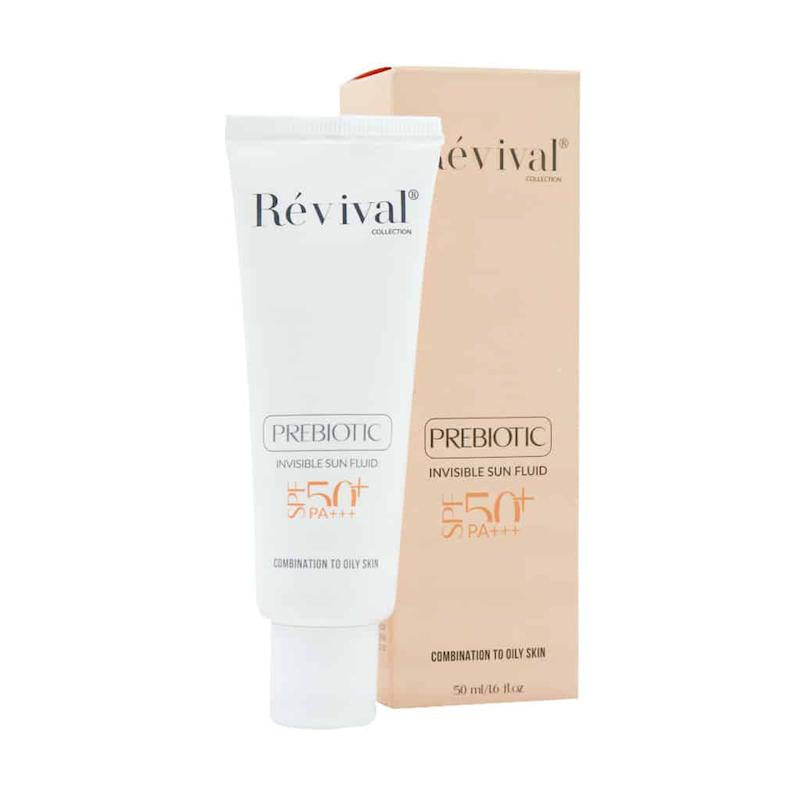 فلوئید ضد آفتاب پروبیوتیک SPF50 کلکسیون رویوال مناسب پوست چرب