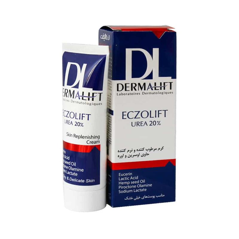 کرم مرطوب کننده و نرم کننده حاوی اوره 20 درصد درمالیفت مناسب پوست خیلی خشک