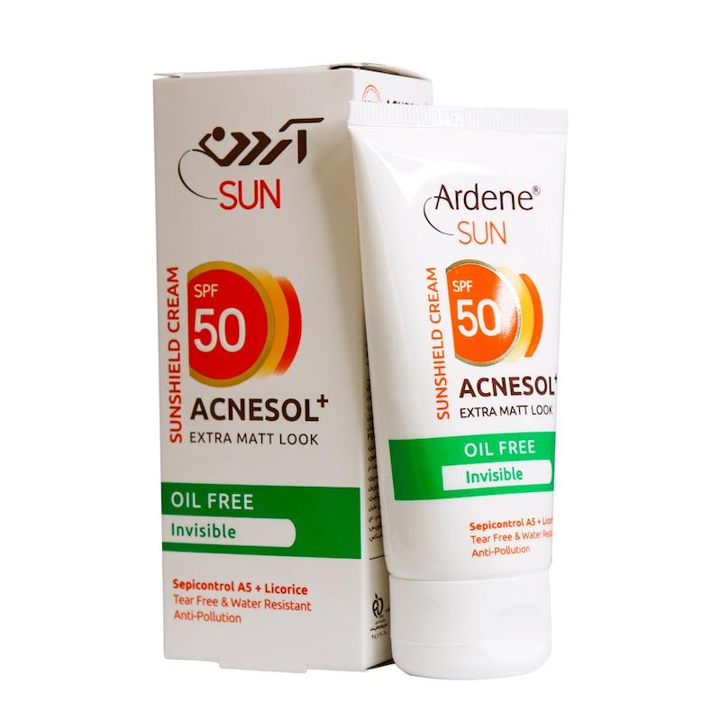 کرم ضد آفتاب آکنه سل SPF50 آردن 
