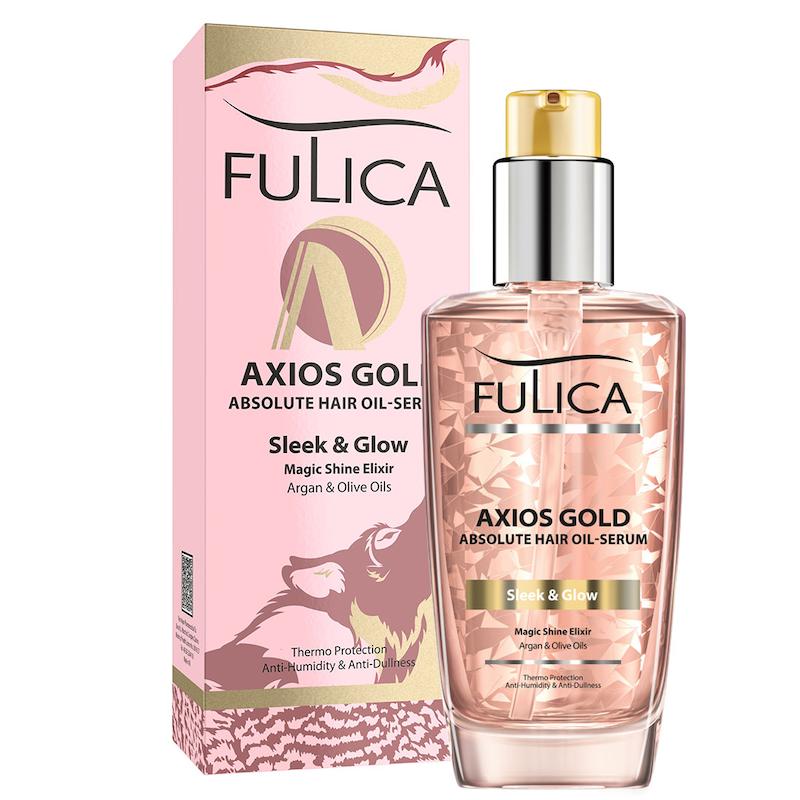 سرم مو براق کننده حاوی روغن آرگان Axios Gold فولیکا