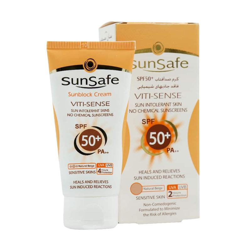 کرم ضد آفتاب رنگی ویتی سنس سان سیف +SPF50 