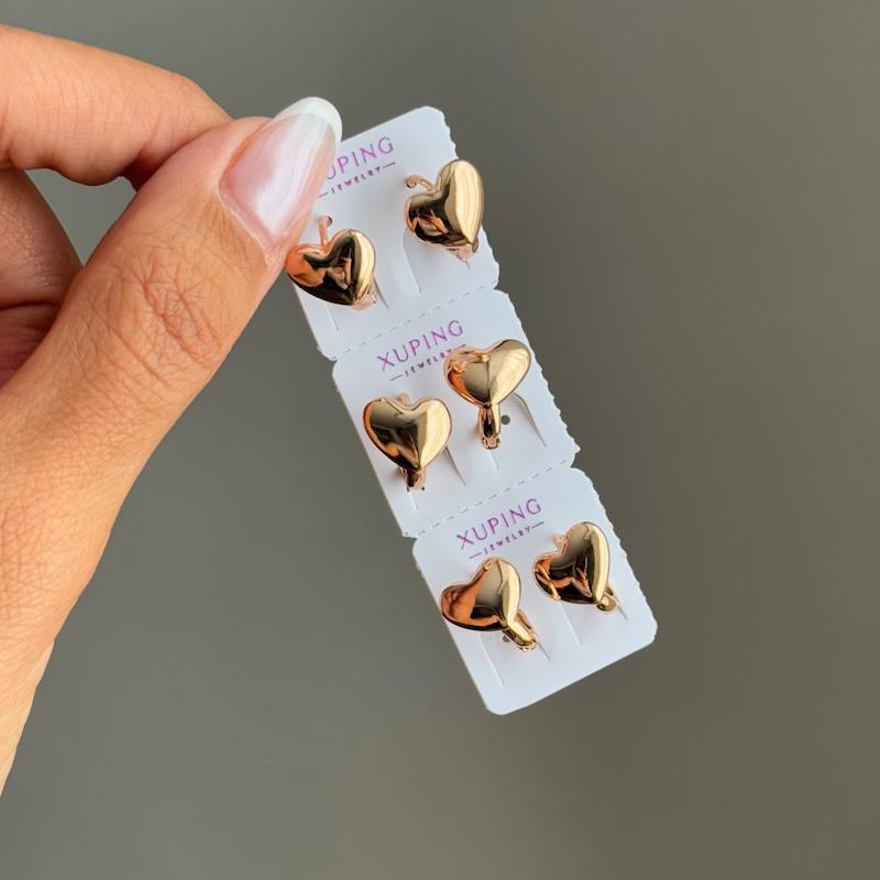 گوشواره حلقه ای قلبی xp