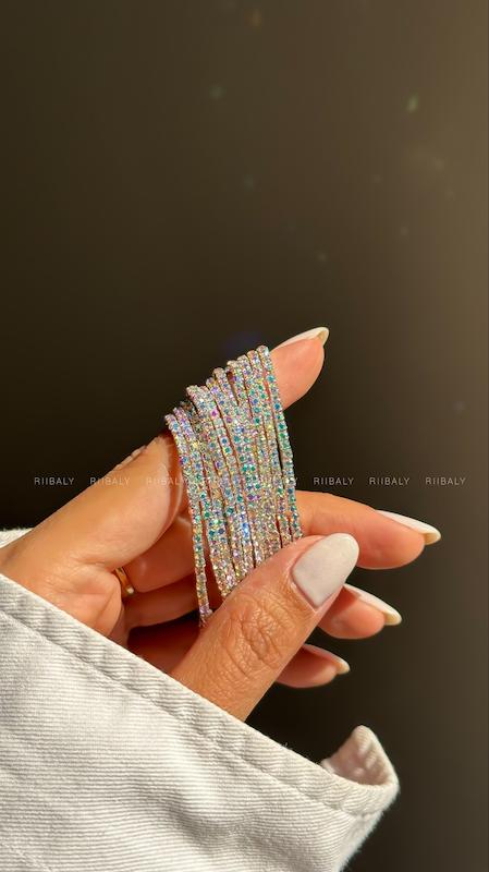 دستبند تنیسی رنگی