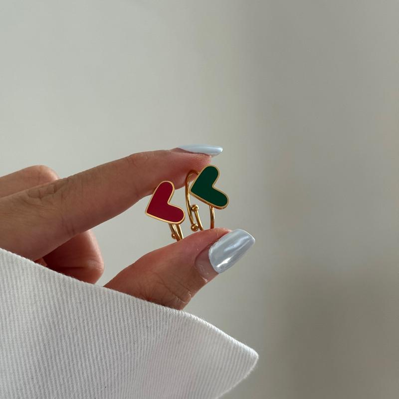 انگشتر قلب ظریف