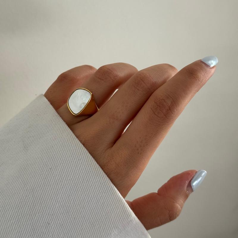 انگشتر گلد صدفی 2