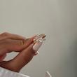 حلقه و پشت حلقه طرح طلا