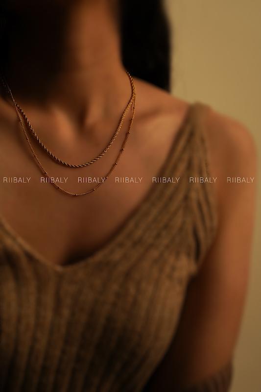 گردنبند دولاین استیل