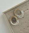 گوشواره طرح سکه قدیمی