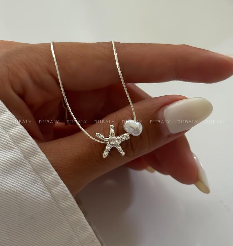 گردنبند ستاره دریایی silver